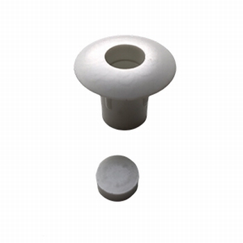 Bumperdopje 22mm RAL 9016 creme/wit - Knaus