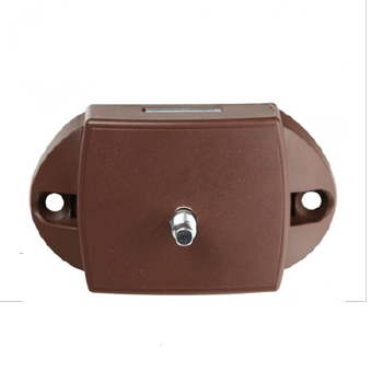 Pushlock-slot spanjolet enkelzijdig bruin