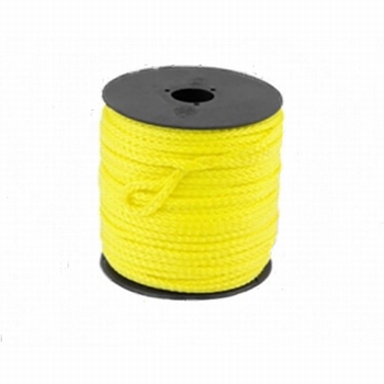 Scheerlijn nylon op rol geel 5mm./30mtr.