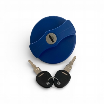 Watertankdop blauw met slot