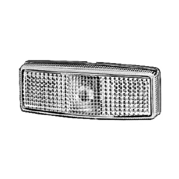 Hella Positielamp met reflector  Rechthoek opbouw