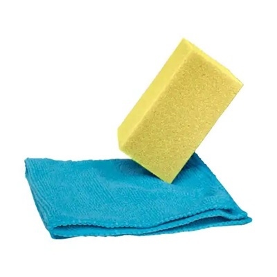 Spons en microvezeldoek