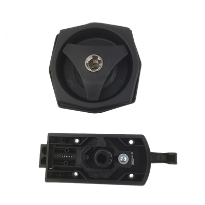 Deurslot 8 kant  FF2 zwart rechts met slot