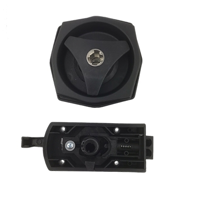 Deurslot 8 kant FF2 zwart links met slot