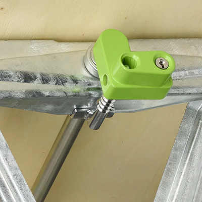 Slot voor steunpoten caravan