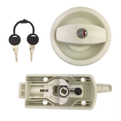 Vecam Zadi deurslot rechts wit met slot