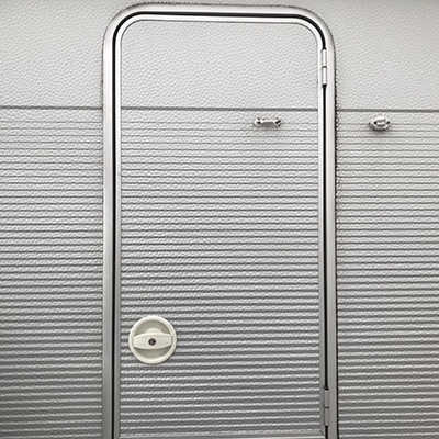 Vecam Zadi deurslot rechts wit met slot