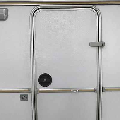 Vecam Zadi deurslot rechts zwart met slot