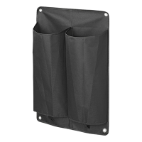 Opbergzak wandmontage oprijblokken