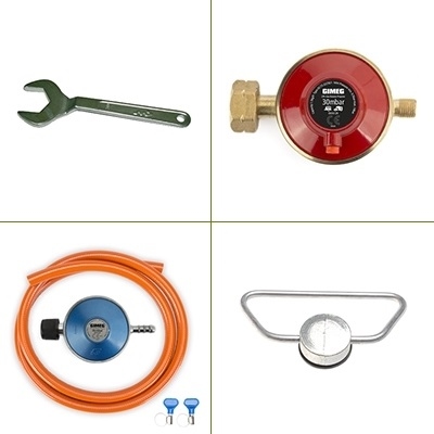 Gasfles aansluitingen